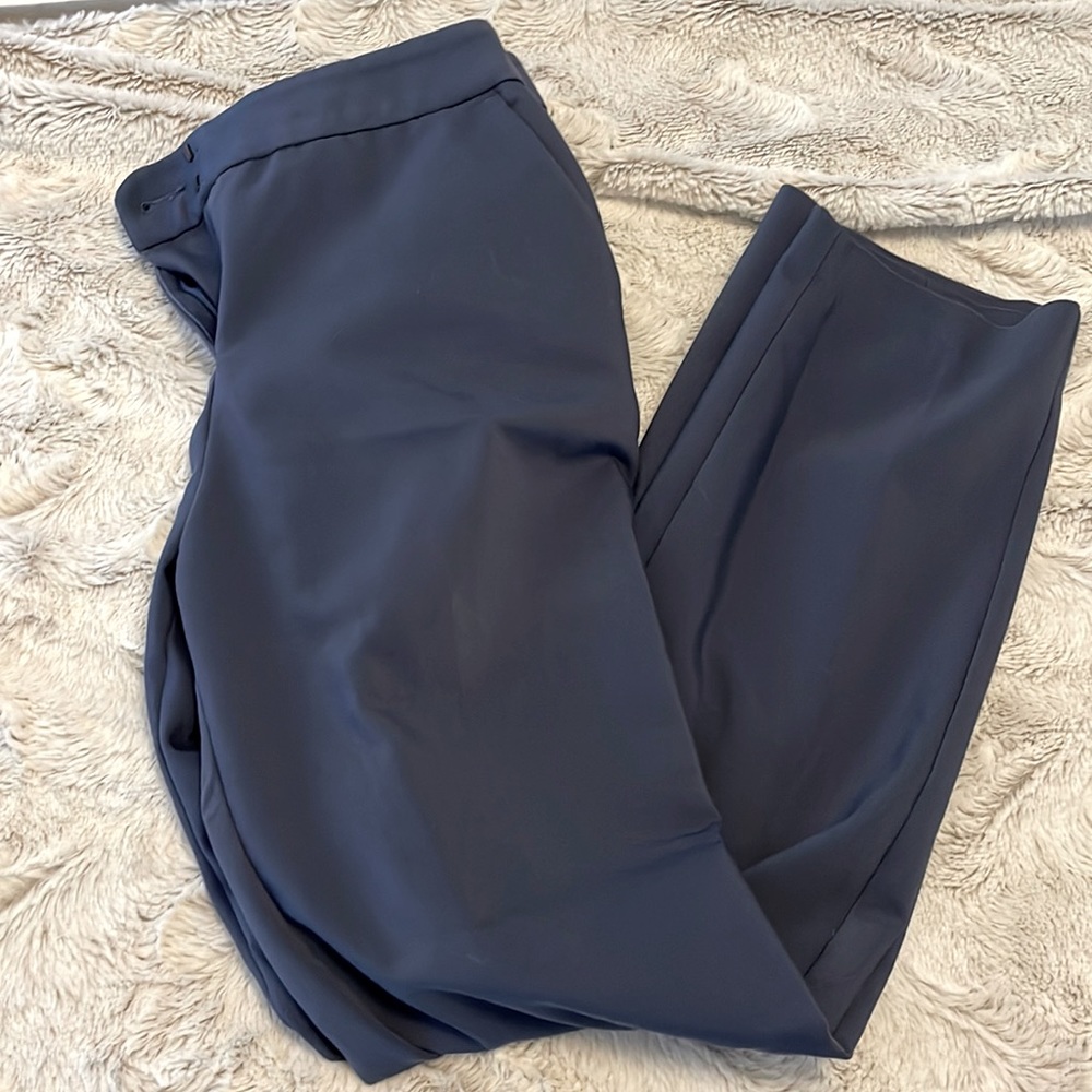 Blue slate columnist pants